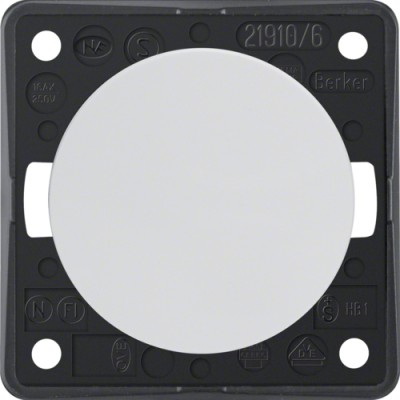 Выключатель/переключатель Berker, пол.белизна, 16АХ/250В, INTEGRO (936562509)