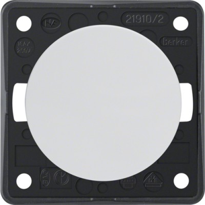 Вимикач Berker 2-полюсний, підлогу.білизна, 16АХ/250В, INTEGRO (936522509)