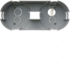 Підрозетник Berker з зах.від/дітей горизонтальний, сірий, INTEGRO/MOBIL R TWIN (9191201)