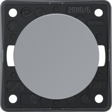 Выключатель/переключатель Berker, серый, 16АХ/250В, INTEGRO (936562507)