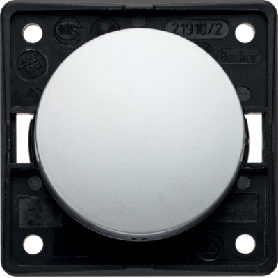 Вимикач Berker 2-полюсний, хром.мат, 16АХ / 250В, INTEGRO (936522528)