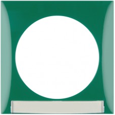 Рамка Berker 1Х з полем д/надпису, ЗЕЛЕНАЯя, INTEGRO (918032590)