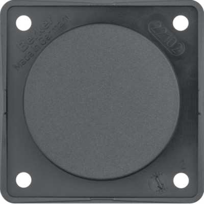 Заглушка з супортом, антрацит матова, INTEGRO (945162505)