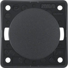 Кнопка Berker 1-клавишная 1НО, антрацит матовая, 10А/250В, INTEGRO (936712505)