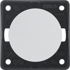 Кнопка Berker 1-клавишная 1НО, пол.белизна, 10А/250В, INTEGRO (936712509)