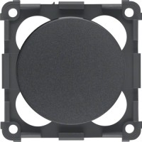 Поворотный диммер Berker для ЛН и НВГЛ, антрацит матовый, 12В/10-60Вт, INTEGRO (928762505)