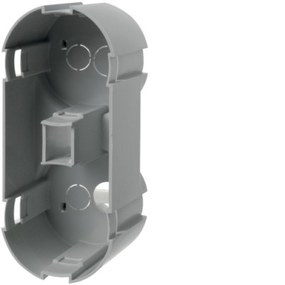 Підрозетник Berker подвійною з зах.від/дітей вертикальний, сірий, INTEGRO/MOBIL R TWIN (9191101)