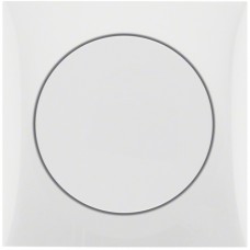 Поворотный потенциометр Berker 1-10В с рамкой, пол.белизна, 6А/230В, INTEGRO (928912509)