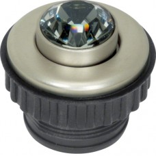 Нажимная кнопка Berker Black Diamond, цвет - стальной, 1.5А/24В TS Crystal (19660215)