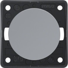 Вимикач Berker 2-полюсний, сірий, 16АХ/250В, INTEGRO (936522507)