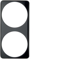 Рамка Berker 2Х чорна, MOBIL R TWIN (9194205)