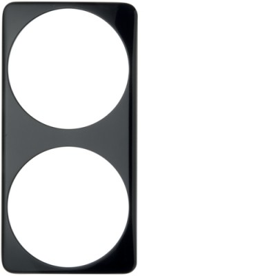 Рамка Berker 2Х черная, MOBIL R TWIN (9194205)