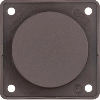 Заглушка з супортом, КОРИЧНЕВАЯя матова, INTEGRO (945162501)