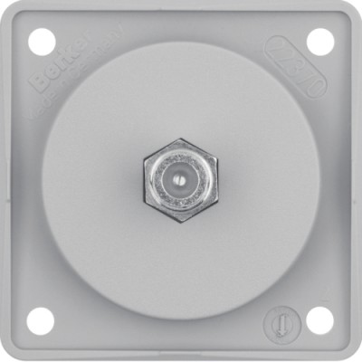 Розетка Berker SAT, сіра матова, INTEGRO (945192506)