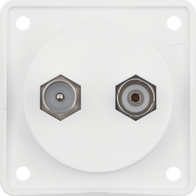Розетка Berker TV/радіо, підлогу.білизна, INTEGRO (945612502)
