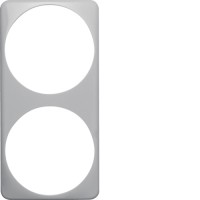 Рамка Berker 2Х пол.белизна, MOBIL R TWIN (9194209)