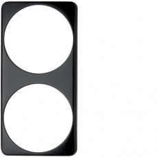 Рамка Berker 2Х для уменьшения глубины на 10мм, черная, MOBIL R TWIN (9194405)