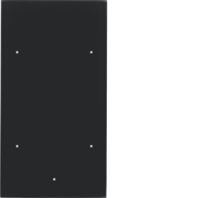 Стеклянный сенсор Berker 2-канал., конфигурируемый, черный, TS Sensor (169205)