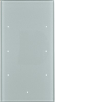 Стеклянный сенсор Berker 3-канал., конфигурируемый, алюминий, TS Sensor (169307)