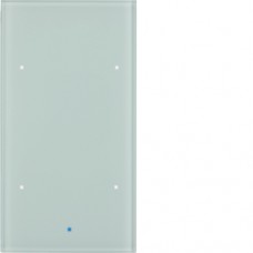 Стеклянный сенсор Berker 2-канал., 