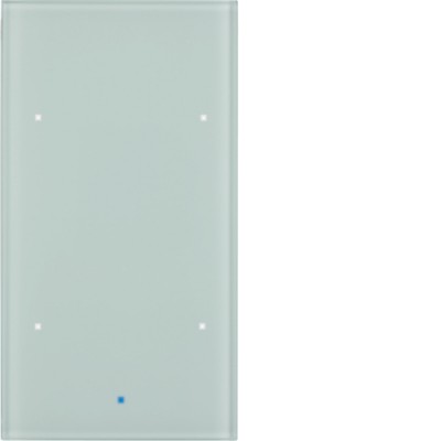 Стеклянный сенсор Berker 2-канал., 