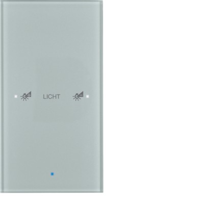 Стеклянный сенсор Berker 1-канал., 