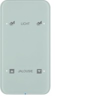 Стеклянный сенсор Berker 2-канал.,