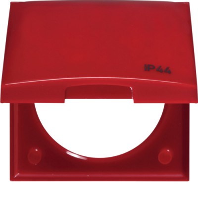 Рамка Berker 1Х з кришкою з написом IP44, червона, INTEGRO (918282586)