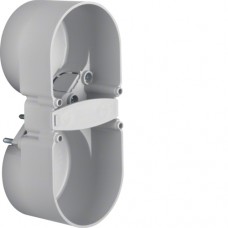 Підрозетник Berker 2Х з зах.від/дітей, сірий, Д/Ш/Г : 109/49/37мм, INTEGRO/MOBIL R TWIN (9191502)