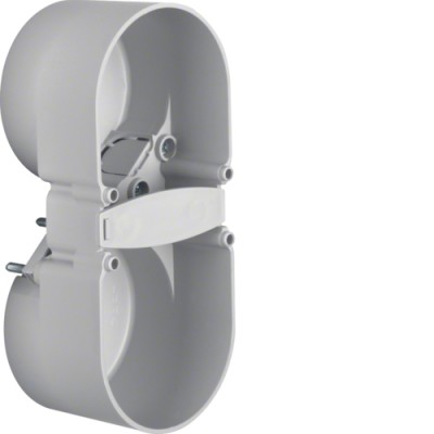 Підрозетник Berker 2Х з зах.від/дітей, сірий, Д/Ш/Г : 109/49/37мм, INTEGRO/MOBIL R TWIN (9191502)