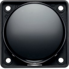 Вимикач Berker 2-полюсний, чорний, 16АХ/250В, MOBIL R TWIN (9368205)