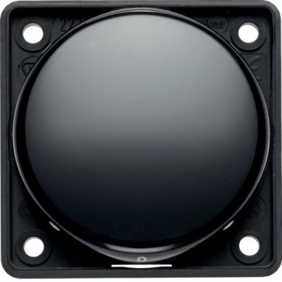 Вимикач Berker 2-полюсний, чорний, 16АХ/250В, MOBIL R TWIN (9368205)