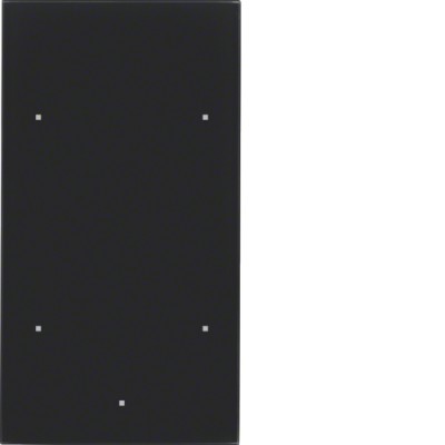 Стеклянный сенсор Berker 2-канал., черный, TS Sensor (168205)