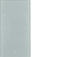 Стеклянный сенсор Berker 3-канал., алюминий, TS Sensor (168307)