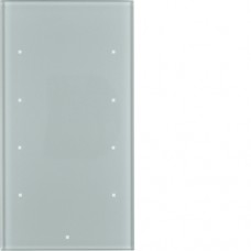 Стеклянный сенсор Berker 4-канал., конфигурируемый, алюминий, TS Sensor (169407)