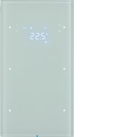 Стеклянный сенсор Berker 2-кан. с регул.темп-ры, пол.белизна, TS Sensor R.1 (75642050)