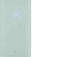 Стеклянный сенсор Berker 3-кан. с регул.темп-ры, пол.белизна, TS Sensor (75643030)