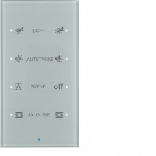 Стеклянный сенсор Berker 4-канал., 