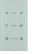 Стеклянный сенсор Berker 3-канал., 