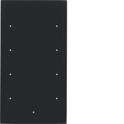 Стеклянный сенсор Berker 4-канал., конфигурируемый, черный, TS Sensor (169405)