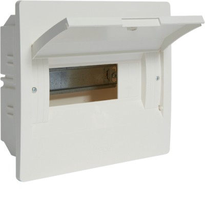 Щит Hager в/у с белыми дверями 8 мод. COSMOS (VR108PD)