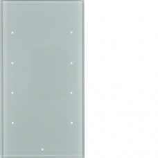 Стеклянный сенсор Berker 4-канал., алюминий, TS Sensor (168407)