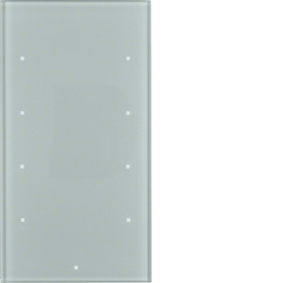 Стеклянный сенсор Berker 4-канал., алюминий, TS Sensor (168407)