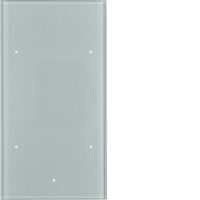 Скляний сенсор Berker 2-канал., конфігурується, алюміній, TS Sensor (169207)