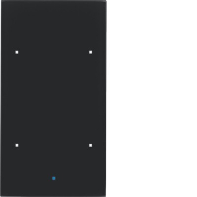 Стеклянный сенсор Berker 2-канал., 