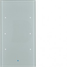 Стеклянный сенсор Berker 3-канал., 