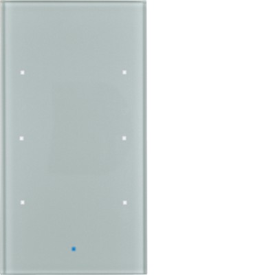 Стеклянный сенсор Berker 3-канал., 