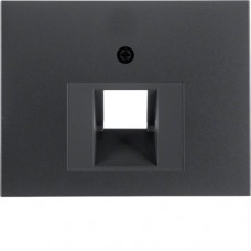 Накладка Berker для розетки UAE, антрацит, K.1 (14077006)