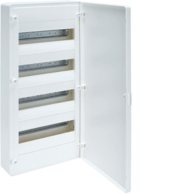 Щит Hager н/у с белыми дверями 8 мод. COSMOS (VD108PD)