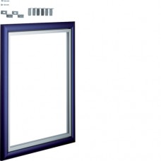 Рамка Hager для вставок для 2-рядного щита VOLTA, блакитна (VZ809N)